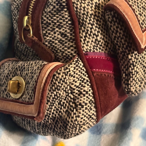 Coach SoHo Tweed Satchel Handbag - Picture 4 of 10